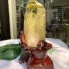 TRỤ ĐÁ THẠCH ANH VÀNG – CHẤT TRONG, KL:0,958KG, CAO 22CM (TVL29)