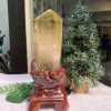 TRỤ ĐÁ THẠCH ANH VÀNG – CHẤT TRONG, KL:1,224KG, CAO 24,5CM (TVL31)