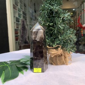 Trụ Thạch Anh Đen – Black Quart Point (Morion), KT: 4.3x5.7CM, KL: 0.536KG (TAĐ41)