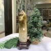 TRỤ THẠCH ANH VÀNG ÁM KHÓI -CITRINE SMOKY QUARTZ POINT- KT: 26X6,5 CM KL: 1,044KG (TK09)