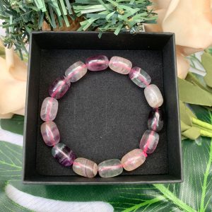 VÒNG TAY PHONG THỦY ĐÁ FLUORITE LU THỐNG – vòng đơn