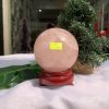 Bi cầu Thạch Anh Hồng – Rose Quartz Sphere (BH92), ĐK: 9,3CM, KL: 1,152KG