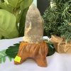 TRỤ THẠCH ANH KHÓI THÔ- RAW SMOKY QUARTZ POINT (TAK08), KL:0.394KG, KT: 15.5x6CM