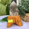 TRỤ THẠCH ANH KHÓI THÔ- RAW SMOKY QUARTZ POINT (TAK09), KL:0.186KG, KT: 13.2x5.5CM