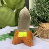 TRỤ THẠCH ANH KHÓI THÔ- RAW SMOKY QUARTZ POINT (TAK13), KL:0.116KG, KT: 10.5x4.2CM