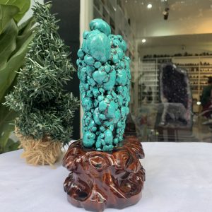 Đá Lam Ngọc – Turquoise (LN14), KL: 2.344 KG, KT: 21×14CM
