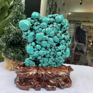 Đá Lam Ngọc – Turquoise (LN14), KL: 2.344 KG, KT: 21×14CM