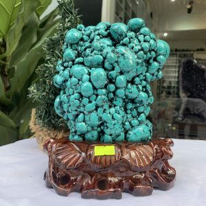 Đá Lam Ngọc – Turquoise (LN14), KL: 2.344 KG, KT: 21×14CM