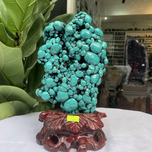 Đá Lam Ngọc – Turquoise (LN17), KL: 2.618 KG, KT: 26.5×13.5CM