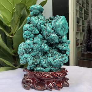 Đá Lam Ngọc – Turquoise (LN16), KL: 3.314 KG, KT: 27×17.5CM