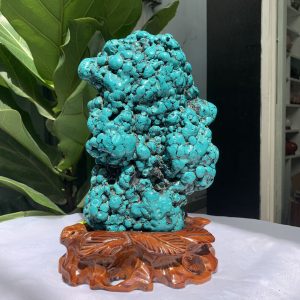 Đá Lam Ngọc – Turquoise (LN05), KL: 3.568 KG, KT: 27×15.7 CM