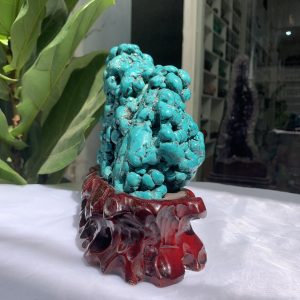 Đá Lam Ngọc – Turquoise (LN10), KL: 3.572 KG, KT: 20×20CM