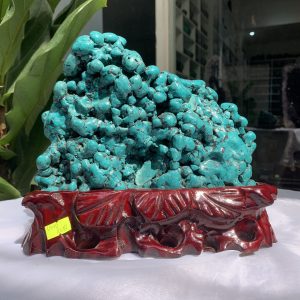 Đá Lam Ngọc – Turquoise (LN10), KL: 3.572 KG, KT: 20×20CM