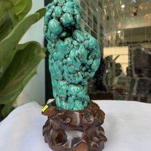 Đá Lam Ngọc – Turquoise (LN07), KL: 3.406 KG, KT: 23×16.5CM