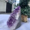HỐC THẠCH ANH TÍM NHỎ – SMALL AMETHYST GEODE (TV409), KL: 0,526KG, KT: 10,5×5 CM