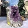 HỐC THẠCH ANH TÍM NHỎ – SMALL AMETHYST GEODE (TV404), KL: 1.984KG, KT: 14,3×11 CM