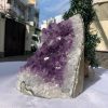 HỐC THẠCH ANH TÍM NHỎ – SMALL AMETHYST GEODE (TV404), KL: 1.984KG, KT: 14,3×11 CM