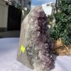 HỐC THẠCH ANH TÍM NHỎ – SMALL AMETHYST GEODE (TV405), KL: 1.996KG, KT: 17×9,7 CM