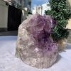 HỐC THẠCH ANH TÍM NHỎ – SMALL AMETHYST GEODE (TV407), KL: 2.216KG, KT: 13,2×10,5 CM