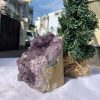 HỐC THẠCH ANH TÍM NHỎ – SMALL AMETHYST GEODE (TV411), KL: 1.572KG, KT: 11,5×9,5 CM