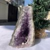 HỐC THẠCH ANH TÍM NHỎ – SMALL AMETHYST GEODE (TV406), KL: 0.606KG, KT: 14,2x8,3 CM