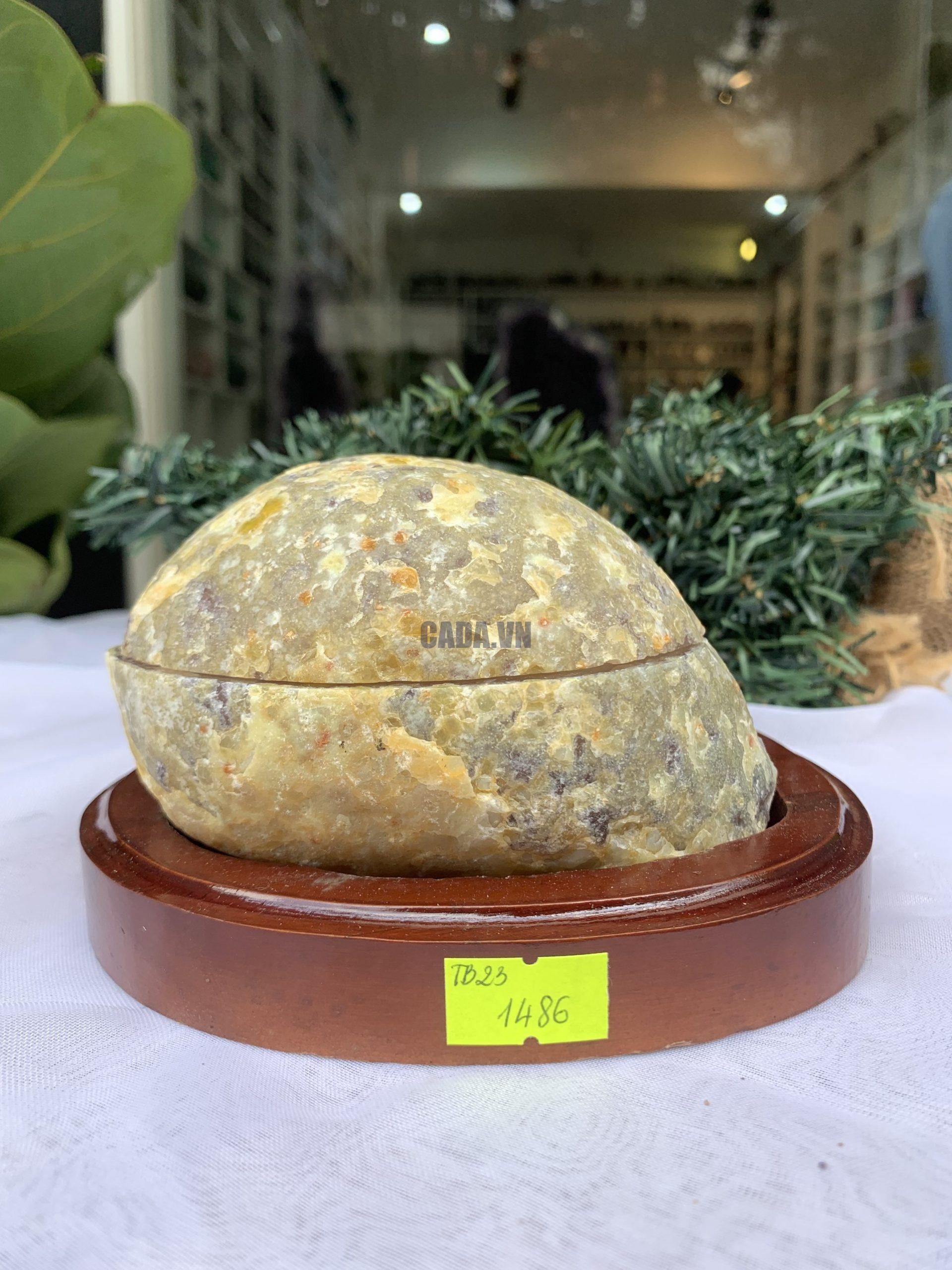 BÁT TỤ BẢO MÃ NÃO KT: 12.3x12 CM KL: 1.238 KG (MS: TB123)