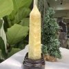 TRỤ ĐÁ THẠCH ANH VÀNG , KL: 1,562 KG, KT: 20,7×7,8 CM (TVL43)