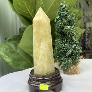 TRỤ ĐÁ THẠCH ANH VÀNG , KL: 1,006 KG, KT: 23x6,7 CM (TVL42)