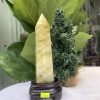 TRỤ ĐÁ THẠCH ANH VÀNG , KL:0,77KG, KT: 23,5×5,7 CM (TVL33)