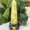 TRỤ ĐÁ THẠCH ANH VÀNG , KL: 1,124 KG, KT: 26,5x7 CM (TVL40)