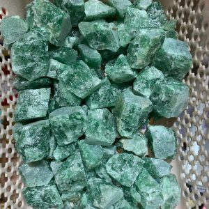 ĐÁ VỤN THÔ THẠCH ANH DÂU XANH - Strawberry Quartz Raw | ĐÁ VỤN PHONG THỦY