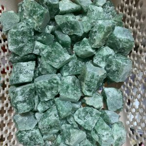 ĐÁ VỤN THÔ THẠCH ANH DÂU XANH - Strawberry Quartz Raw | ĐÁ VỤN PHONG THỦY