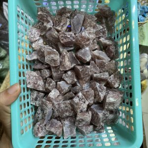 ĐÁ VỤN THÔ THẠCH ANH DÂU HỒNG - Strawberry Quartz Raw | ĐÁ VỤN PHONG THỦY
