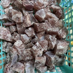 ĐÁ VỤN THÔ THẠCH ANH DÂU HỒNG - Strawberry Quartz Raw | ĐÁ VỤN PHONG THỦY