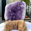 Bệ Thạch Anh Tím - Amethyst (T124), KT: 34.5x22CM, KL: 8.1KG
