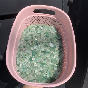 ĐÁ VỤN THẠCH ANH DÂU XANH - Strawberry Quartz | ĐÁ VỤN PHONG THỦY