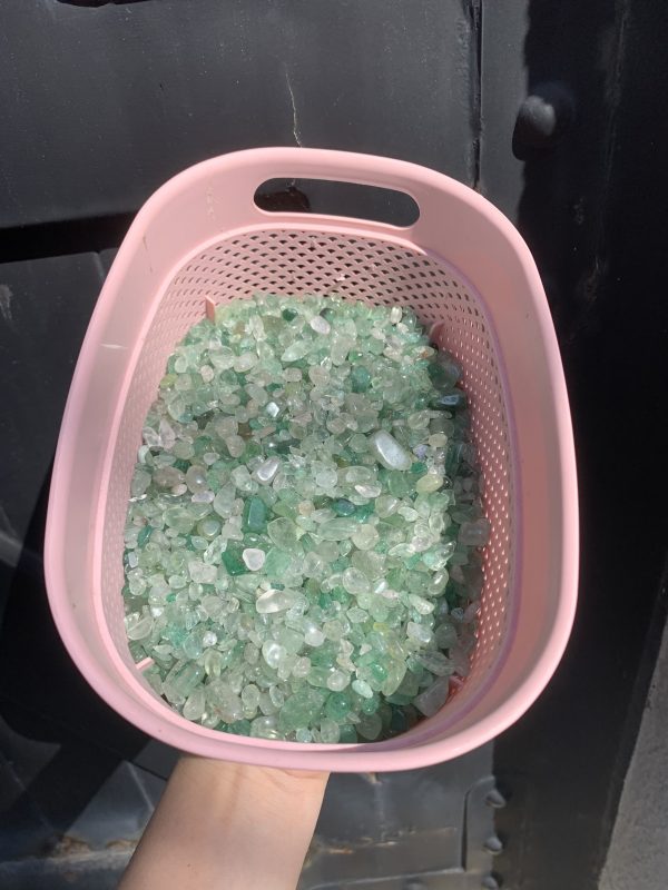 ĐÁ VỤN THẠCH ANH DÂU XANH - Strawberry Quartz | ĐÁ VỤN PHONG THỦY