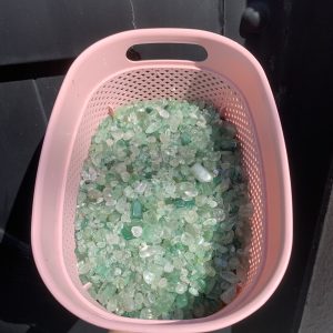 ĐÁ VỤN THẠCH ANH DÂU XANH - Strawberry Quartz | ĐÁ VỤN PHONG THỦY
