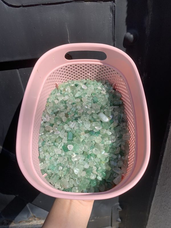 ĐÁ VỤN THẠCH ANH DÂU XANH - Strawberry Quartz | ĐÁ VỤN PHONG THỦY