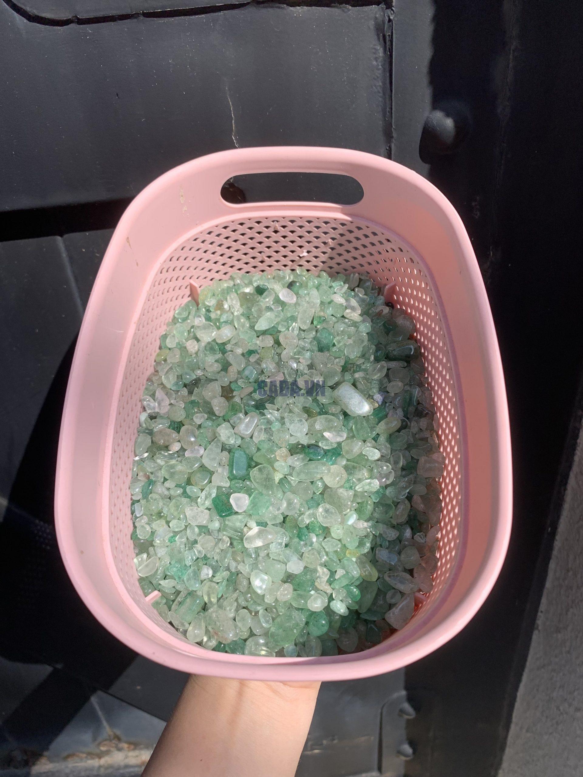 ĐÁ VỤN THẠCH ANH DÂU XANH - Strawberry Quartz | ĐÁ VỤN PHONG THỦY