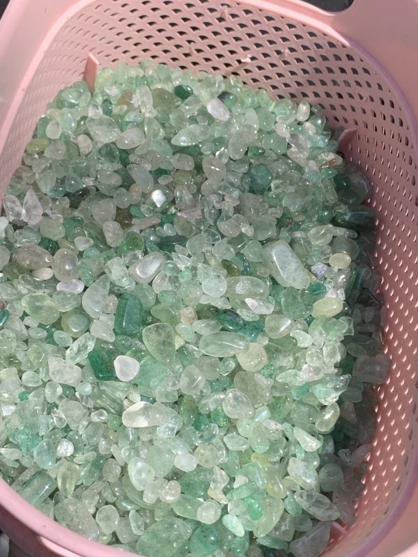 ĐÁ VỤN THẠCH ANH DÂU XANH - Strawberry Quartz | ĐÁ VỤN PHONG THỦY