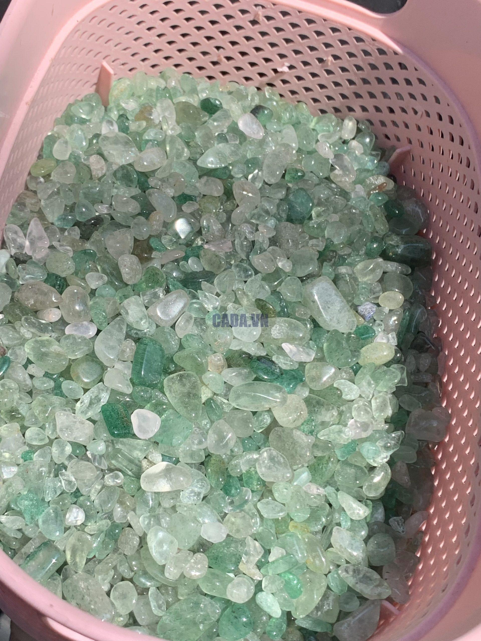 ĐÁ VỤN THẠCH ANH DÂU XANH - Strawberry Quartz | ĐÁ VỤN PHONG THỦY