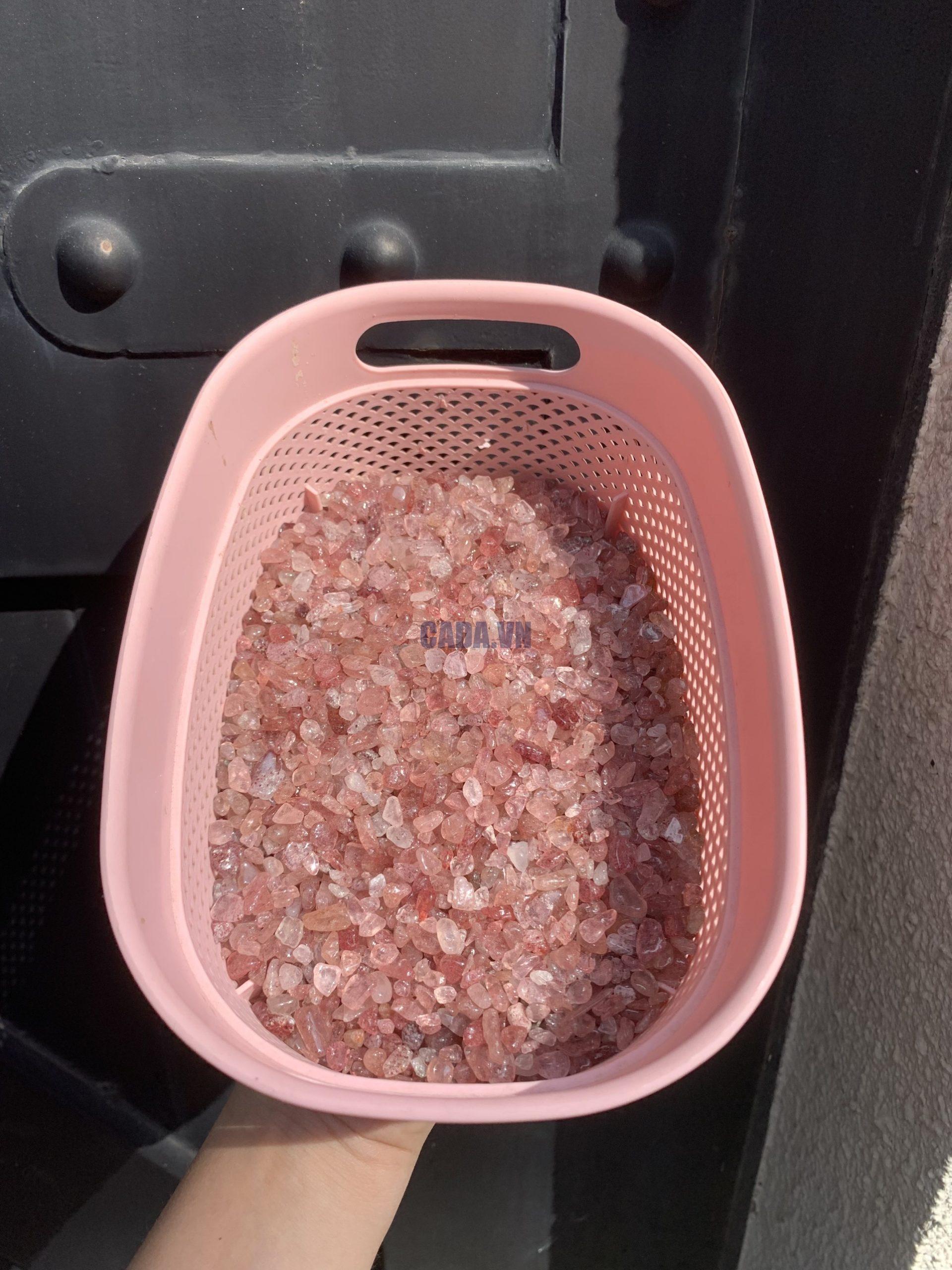 ĐÁ VỤN THẠCH ANH DÂU ĐỎ - Strawberry Quartz | ĐÁ VỤN PHONG THỦY 