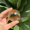 BI CẦU THẠCH ANH VÀNG – Citrine Sphere KL: 0,182 KG; ĐK: 5 cm (V10)