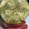 BI CẦU THẠCH ANH VÀNG – Citrine Sphere KL: 0,714 KG; ĐK: 7,9 cm (V27)