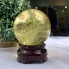 BI CẦU THẠCH ANH VÀNG – Citrine Sphere KL: 0,23 KG; ĐK: 5,5 cm (V14)