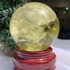 BI CẦU THẠCH ANH VÀNG – Citrine Sphere KL: 0,754 KG; ĐK: 8,2 cm (V30)