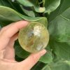 BI CẦU THẠCH ANH VÀNG – Citrine Sphere KL: 0,21 KG; ĐK: 5,3 cm (V23)
