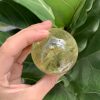 BI CẦU THẠCH ANH VÀNG – Citrine Sphere KL: 0,21 KG; ĐK: 5,3 cm (V23)