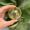 BI CẦU THẠCH ANH VÀNG – Citrine Sphere KL: 0,218 KG; ĐK: 5,3 cm (V13)